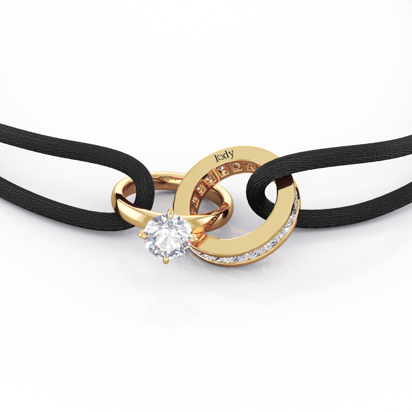 Bracelet Promesse Cordon Bordeaux