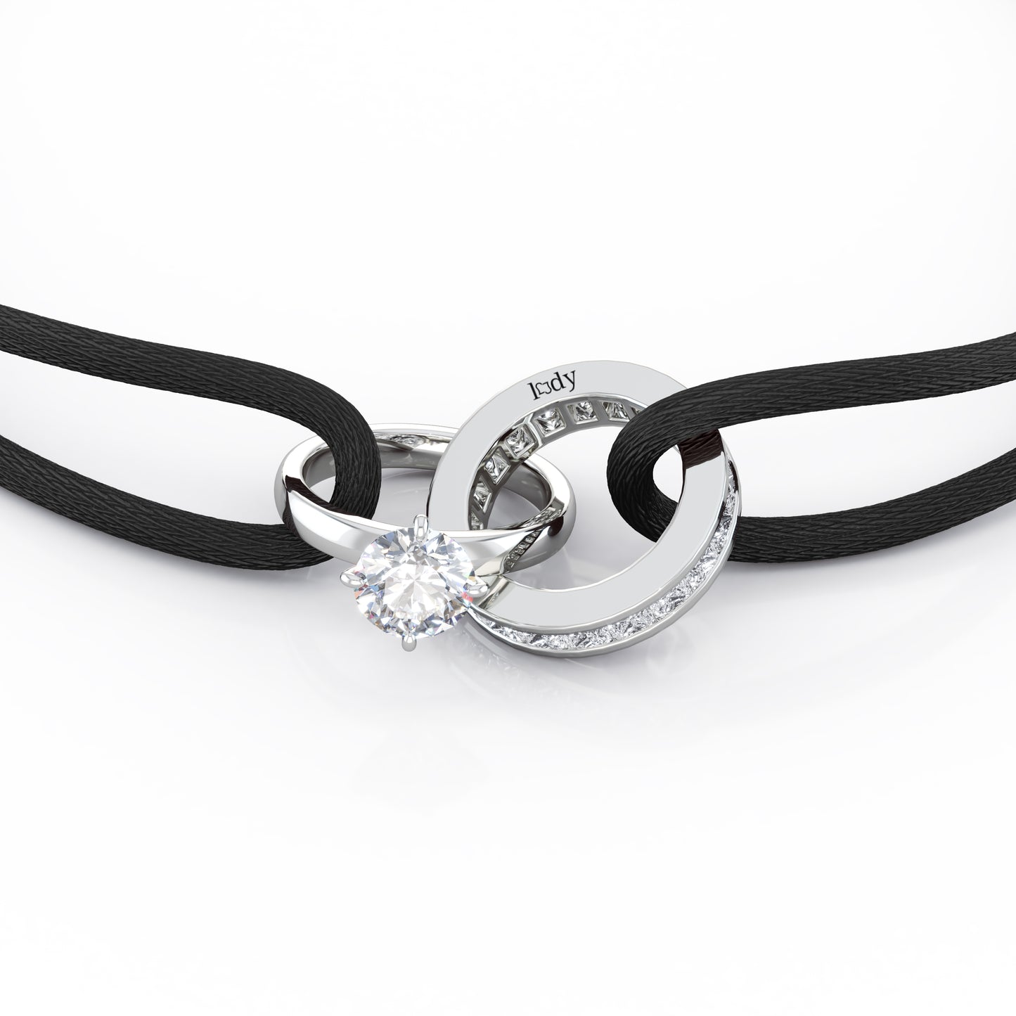 Bracelet Promesse Cordon Bordeaux