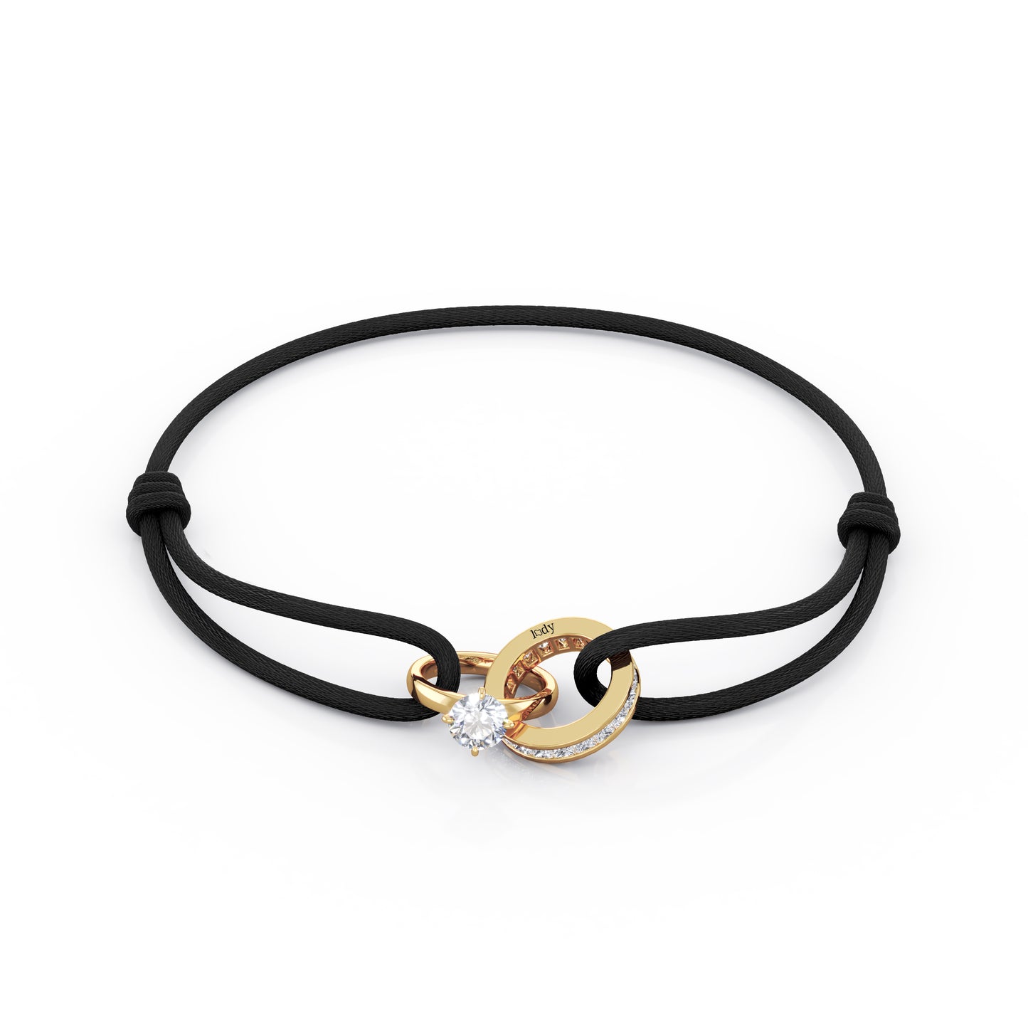 Bracelet Promesse Cordon Bordeaux