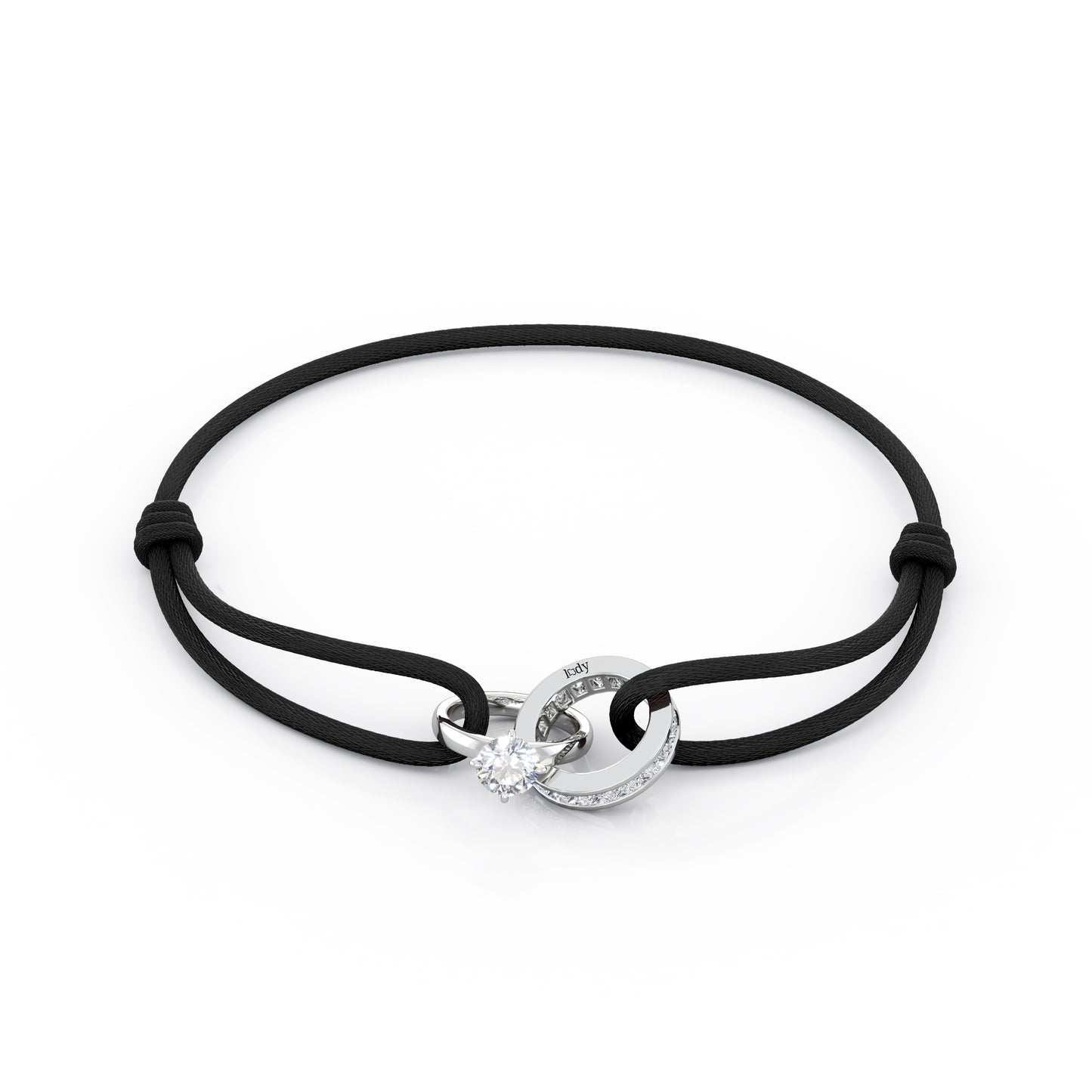 Bracelet Promesse Cordon Bordeaux