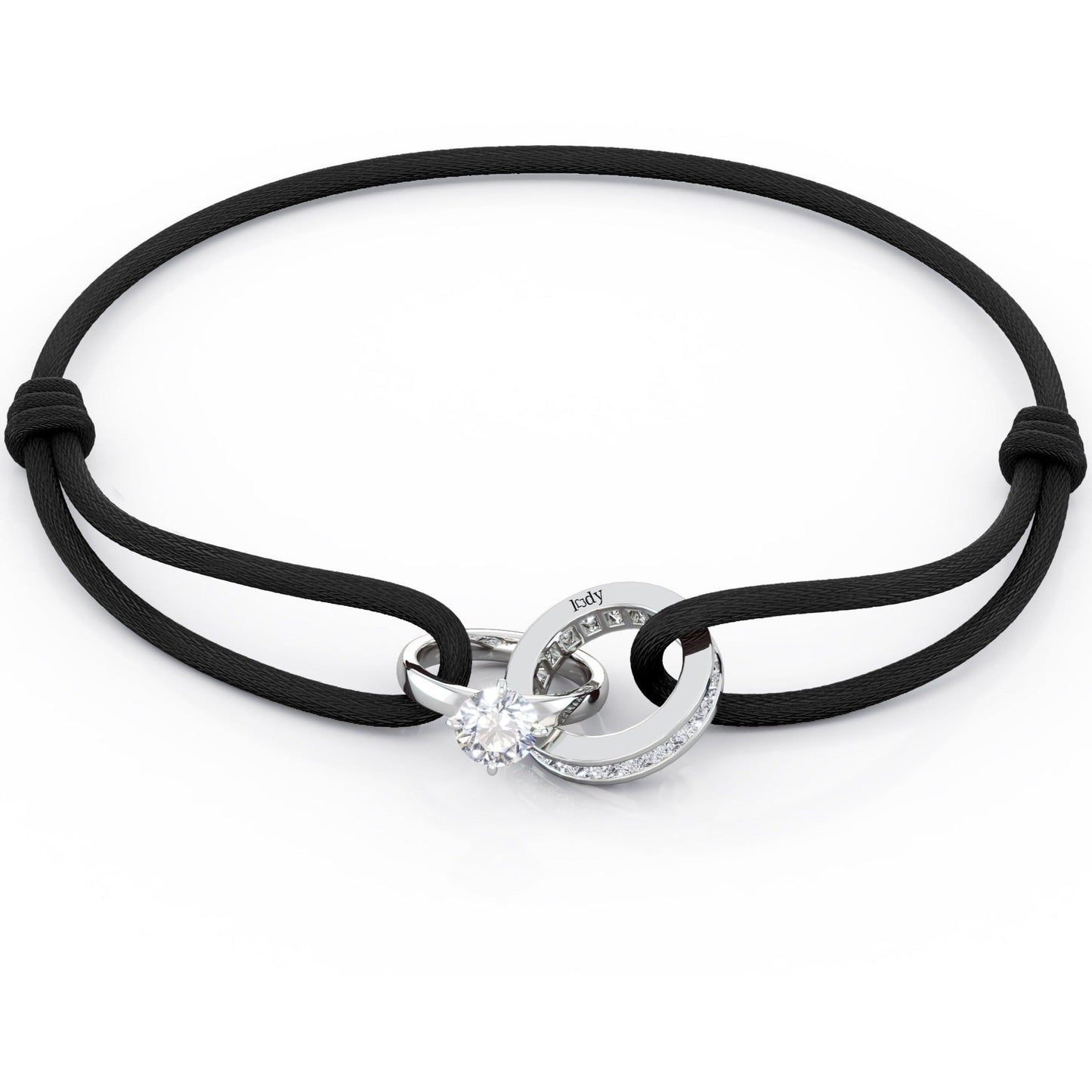 Bracelet Promesse Cordon Bordeaux