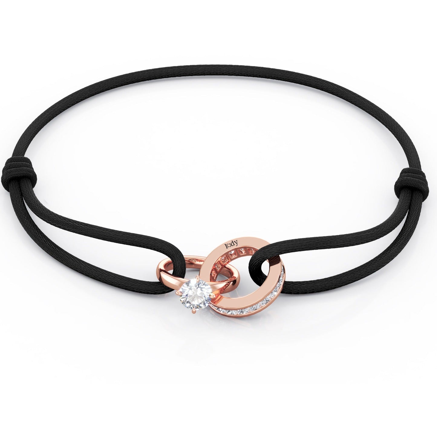 Bracelet Promesse Cordon Bordeaux