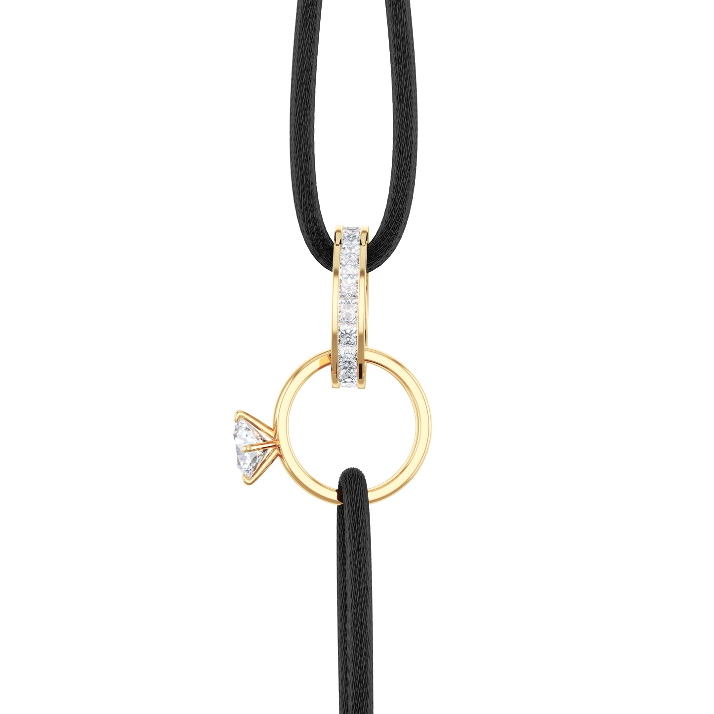 Bracelet Promesse Cordon Noir