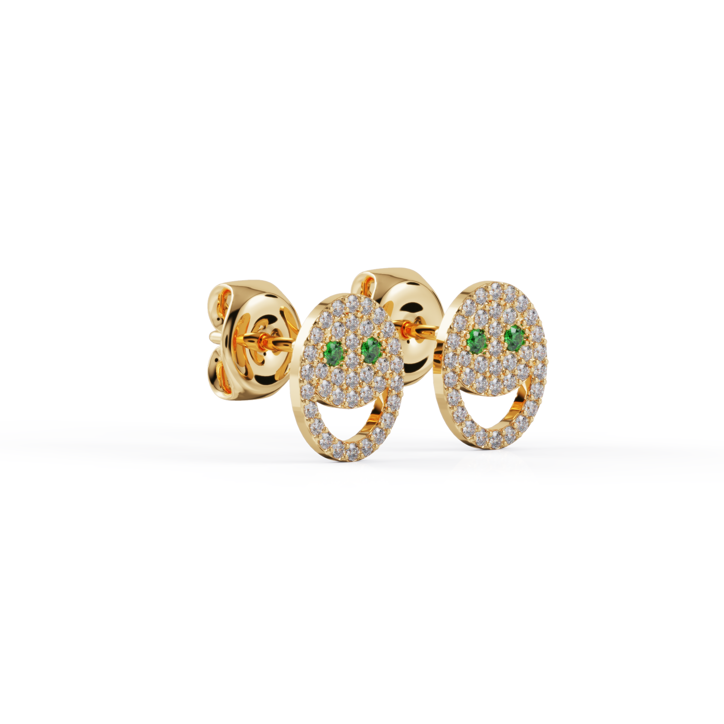 Boucle d'Oreilles Happy Gorgeous Emerald Green