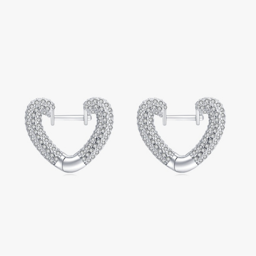 Boucles D'oreilles Heart Ouvert