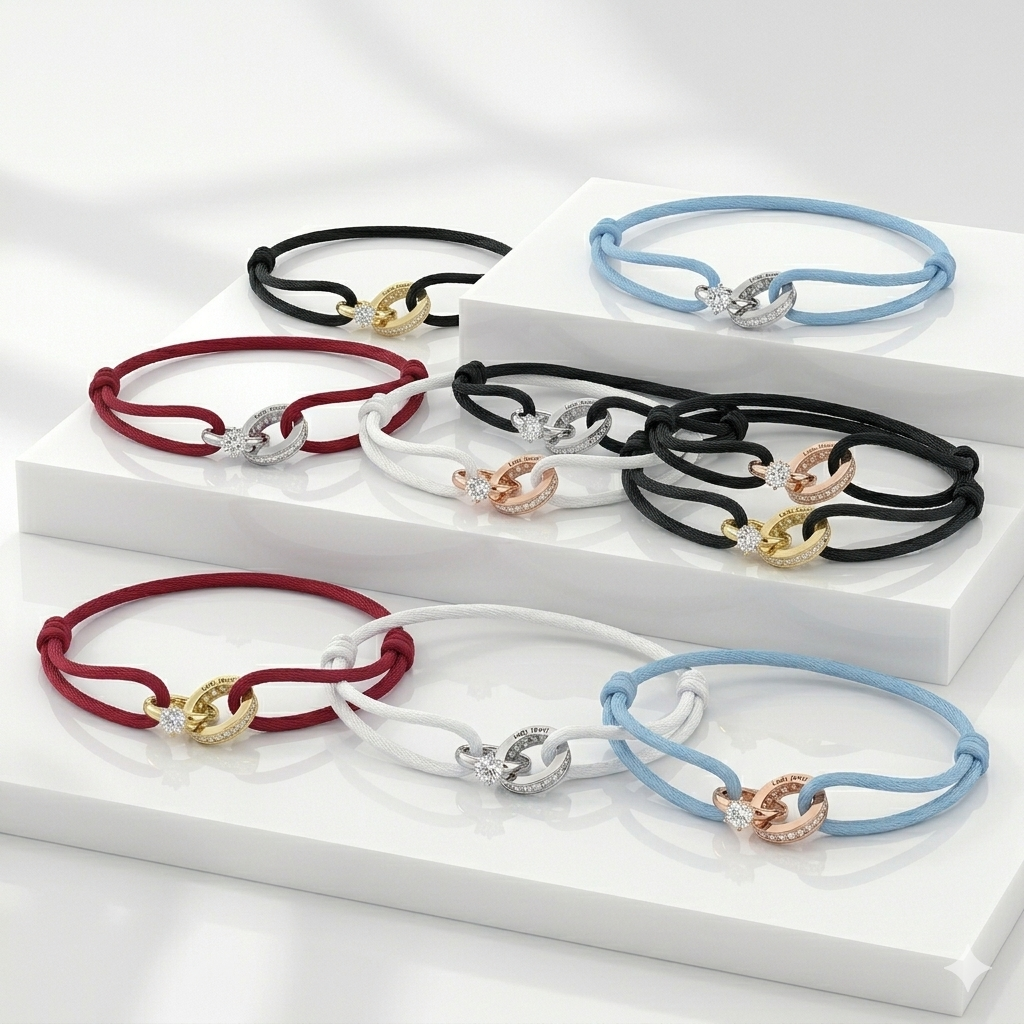 Bracelet Promesse Cordon Blanc